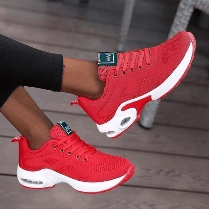Mila - Moderne Orthopedische Sneakers Dames met Luchtkussen en Veters