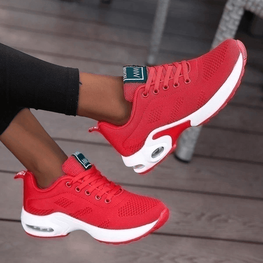 Mila - Moderne Orthopedische Sneakers Dames met Luchtkussen en Veters