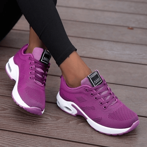 Mila - Moderne Orthopedische Sneakers Dames met Luchtkussen en Veters