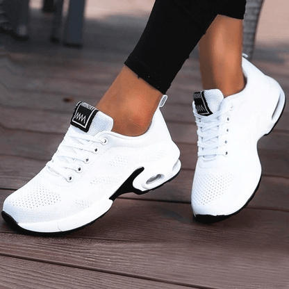 Mila - Moderne Orthopedische Sneakers Dames met Luchtkussen en Veters