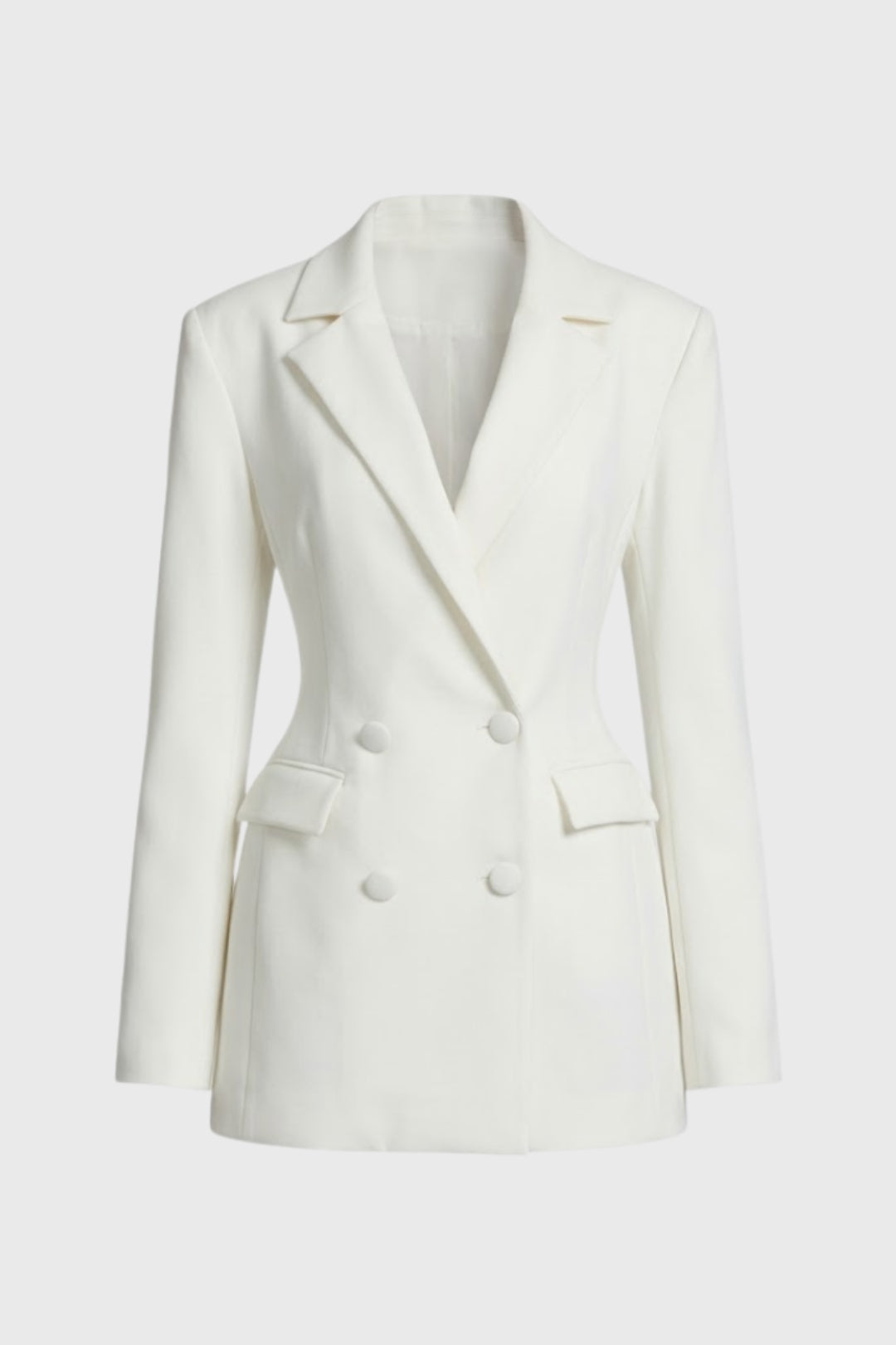 Mini Jurk Dames - Getailleerde Blazer Snit met V-hals | Elegant
