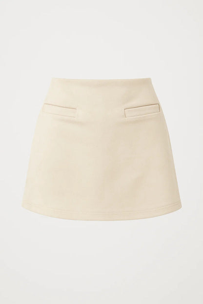 Minirok | Hoge Taille en Clean Design | Tijdloos en Minimalistisch