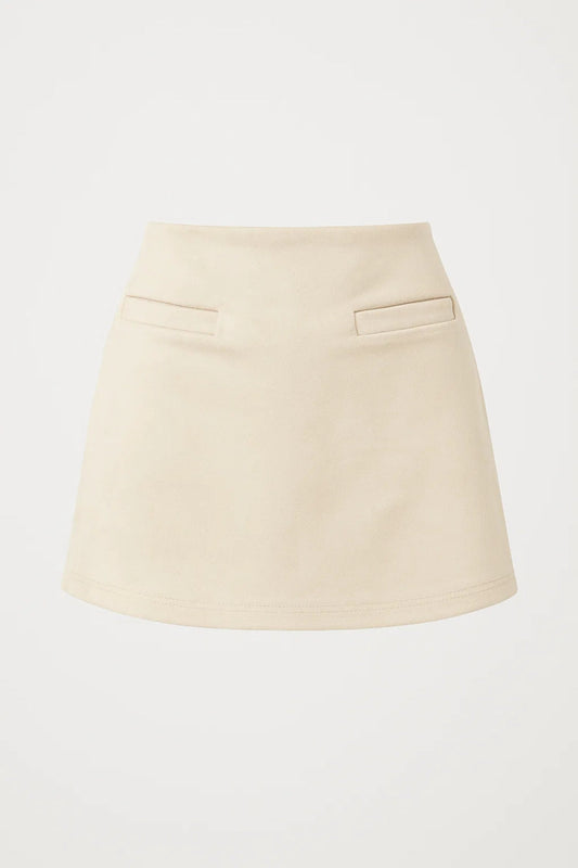 Minirok | Hoge Taille en Clean Design | Tijdloos en Minimalistisch