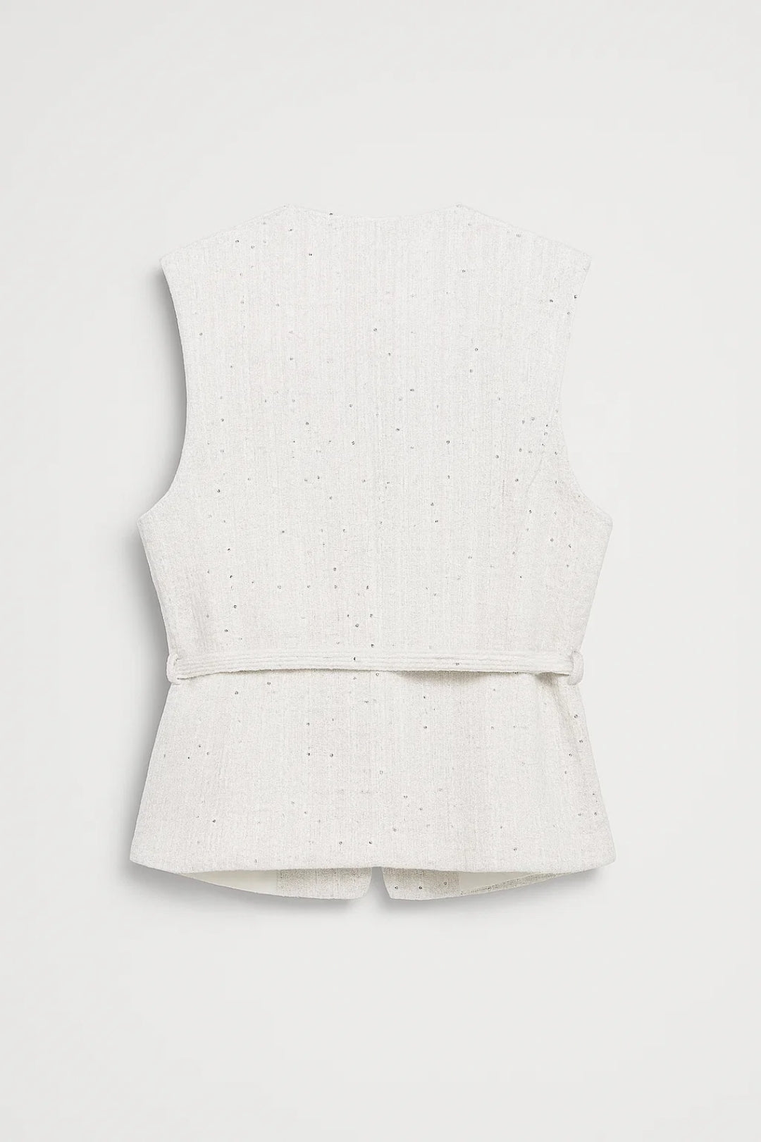 Mouwloos Damesgilet | Getailleerd Model met Goudkleurige Knopen | Elegant en Tijdloos