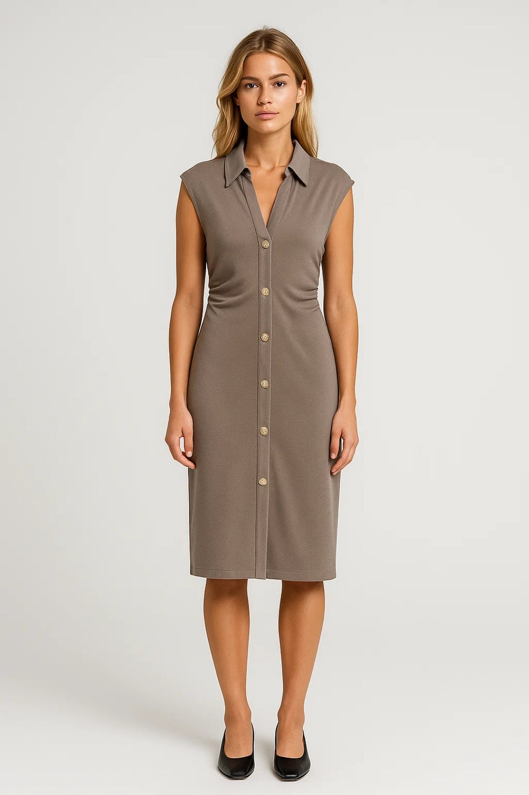 Dames Jurk | Chique | Minimalistisch | Zomer | Mooie pasvorm | Verzorgde uitstraling