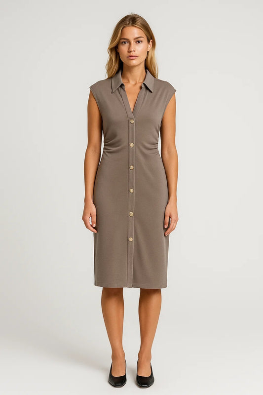 Dames Jurk | Chique | Minimalistisch | Zomer | Mooie pasvorm | Verzorgde uitstraling