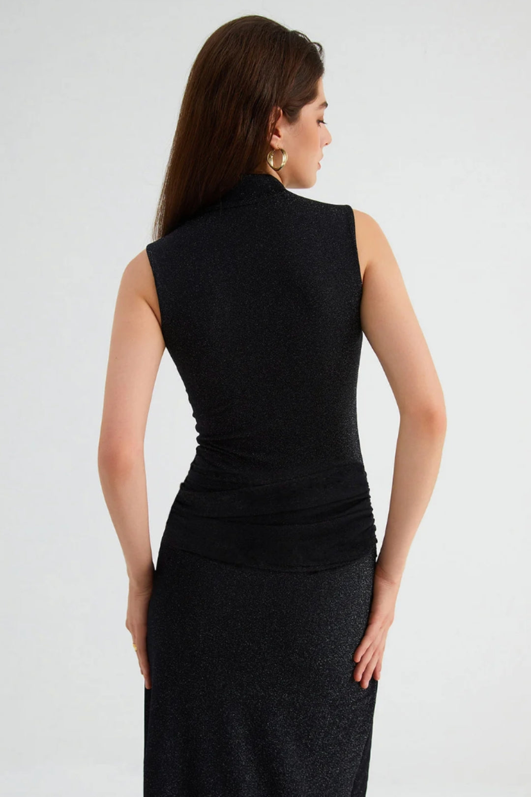 Maxi Jurk Dames - Mouwloos Halternek Getailleerd | Elegant