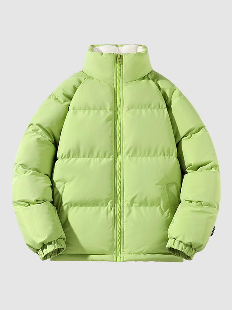 Niels - Puffer winterjas heren dik en warm met hoge kraag