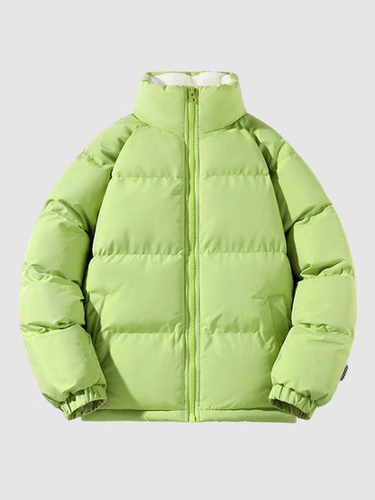 Niels - Puffer winterjas heren dik en warm met hoge kraag