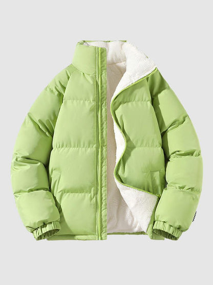 Niels - Puffer winterjas heren dik en warm met hoge kraag