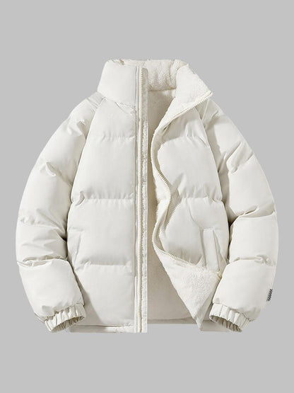 Niels - Puffer winterjas heren dik en warm met hoge kraag