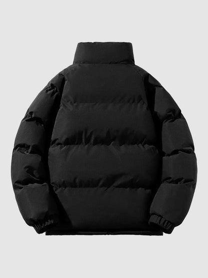 Niels - Puffer winterjas heren dik en warm met hoge kraag