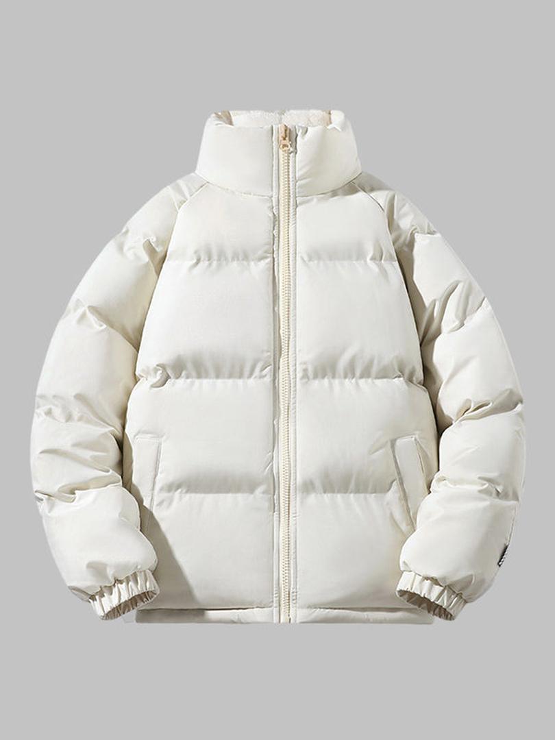 Niels - Puffer winterjas heren dik en warm met hoge kraag
