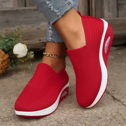 Noor - Casual Comfort Instappers Dames met Luchtzool en Lichtgewicht Plateauzool