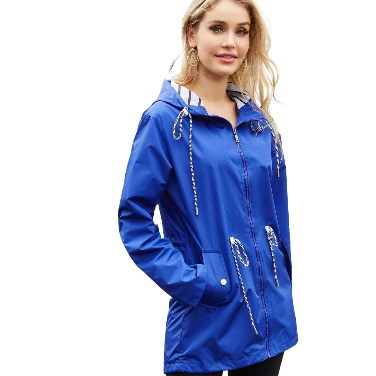 Noor - Dames Regenjas voor de Herfst met Verstelbare Taille