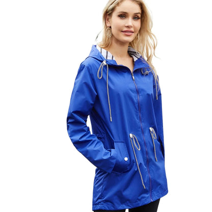 Noor - Dames Regenjas voor de Herfst met Verstelbare Taille