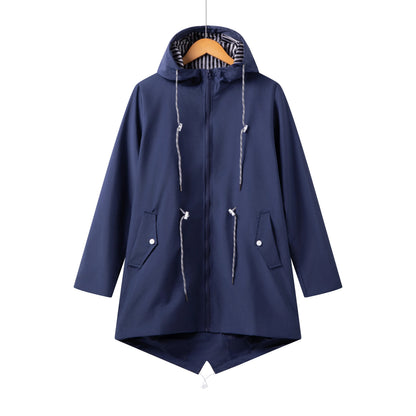 Noor - Dames Regenjas voor de Herfst met Verstelbare Taille