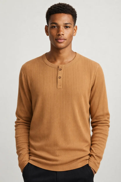 longsleeve heren | Casual & Comfortabel | Met knopen | All season