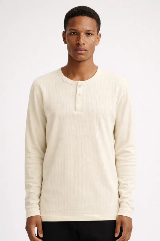 longsleeve heren | Casual & Comfortabel | Met knopen | All season