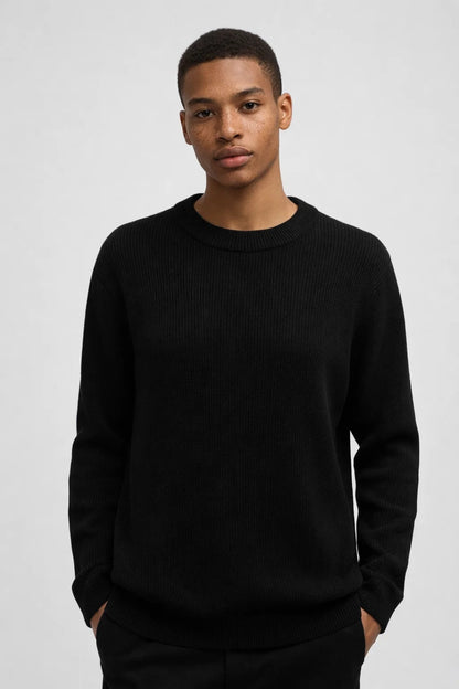 Trui Heren | Ribstructuur | Ronde Hals | Winter | Comfortabele pasvorm | Ideaal voor koude dagen