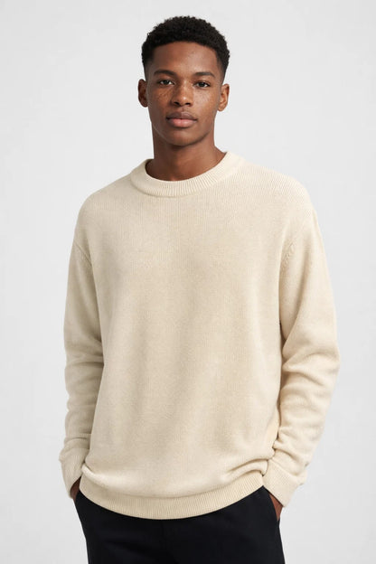 Trui Heren | Ribstructuur | Ronde Hals | Winter | Comfortabele pasvorm | Ideaal voor koude dagen