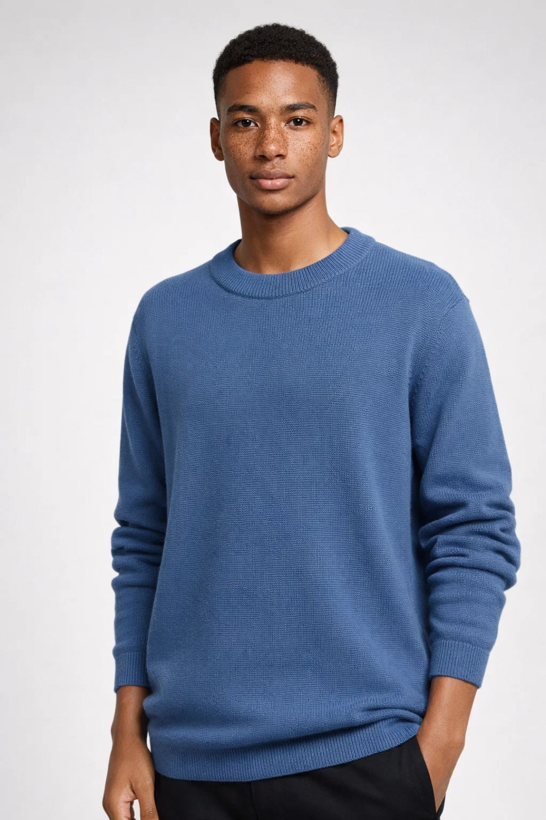 Trui Heren | Ribstructuur | Ronde Hals | Winter | Comfortabele pasvorm | Ideaal voor koude dagen