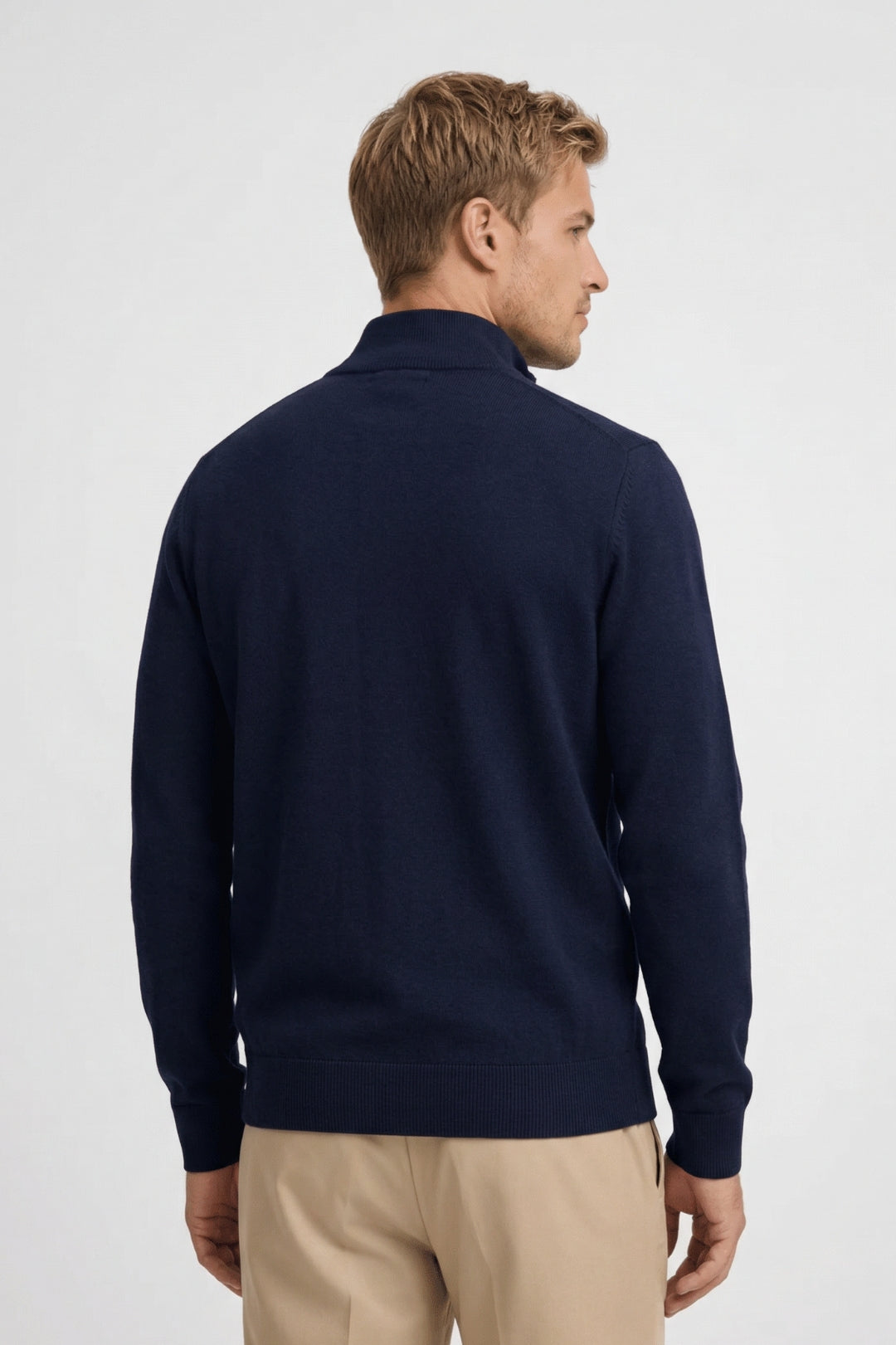 Trui Heren - Klassiek Half Zip Model | Casual