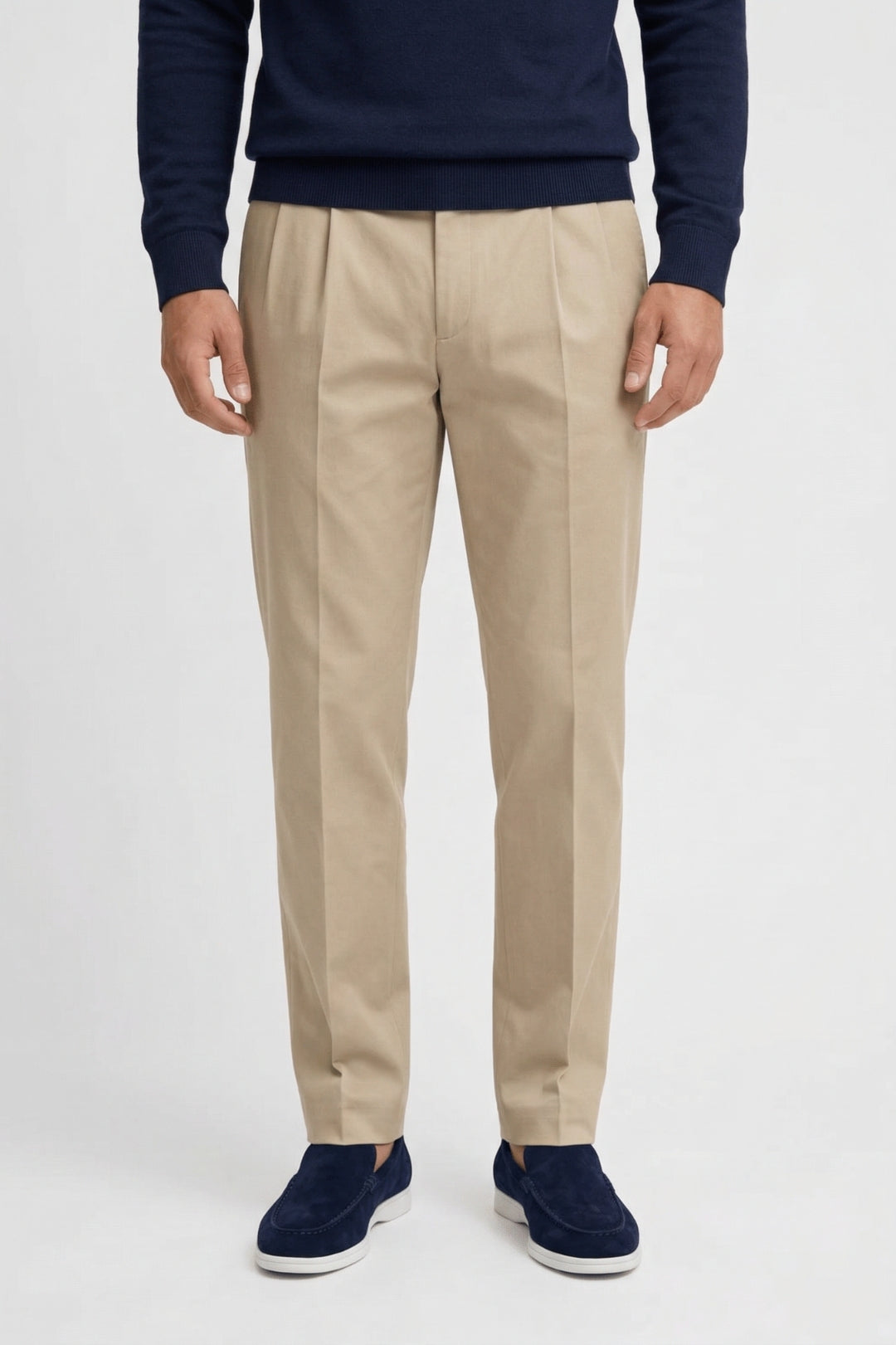 Pantalon Heren - Getailleerde Rechte Pijp | Elegant