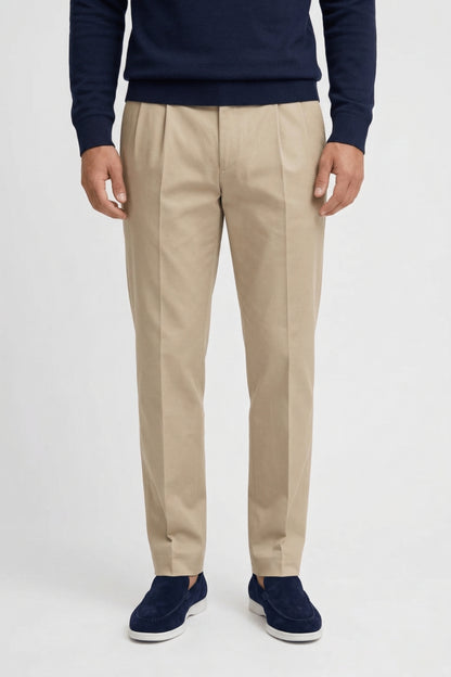 Pantalon Heren - Getailleerde Rechte Pijp | Elegant