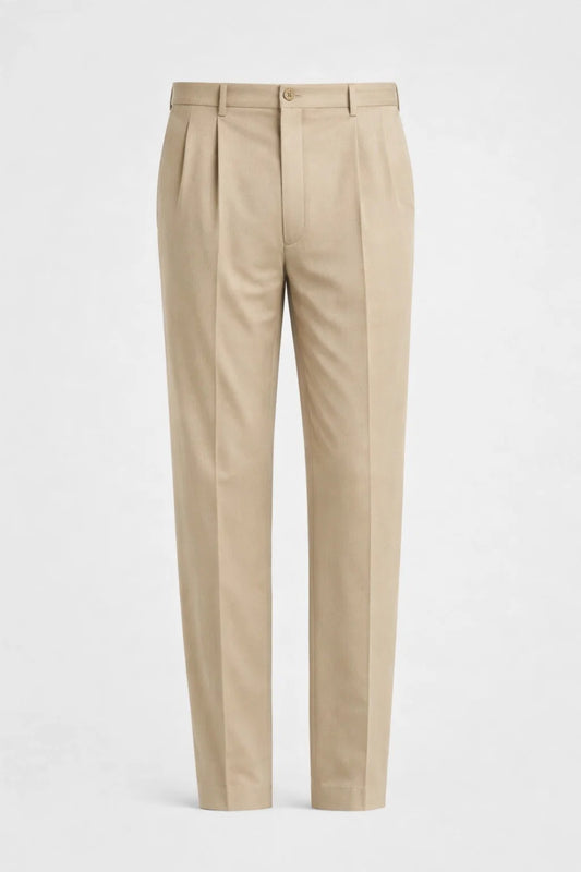 Pantalon Heren - Getailleerde Rechte Pijp | Elegant