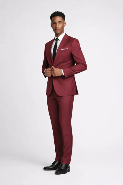 heren pak | Zakelijk & Comfortabel | Slim fit silhouet | All season