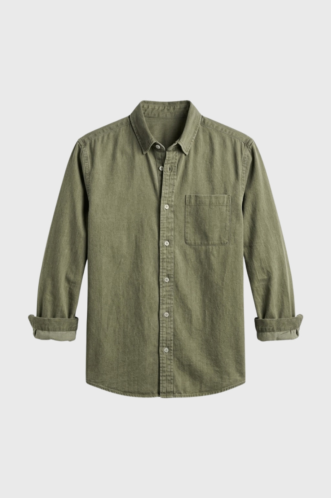Overhemd Heren - Relaxed Fit met Borstzak | Casual