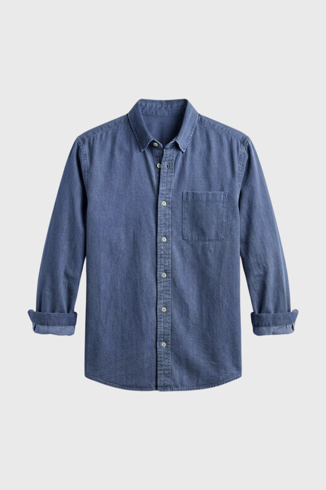 Overhemd Heren - Relaxed Fit met Borstzak | Casual