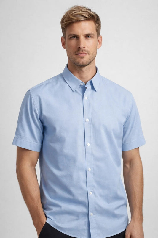 Overhemd heren | Casual & Comfortabel | Korte mouw | Zomer