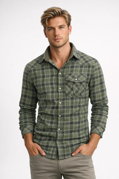 Overhemd heren | Casual & Comfortabel | Lange mouw | Lente