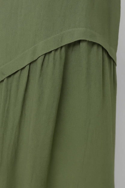 Overslagjurk | V-Hals met Korte Mouwen | Comfortabele Daglook met Zakken