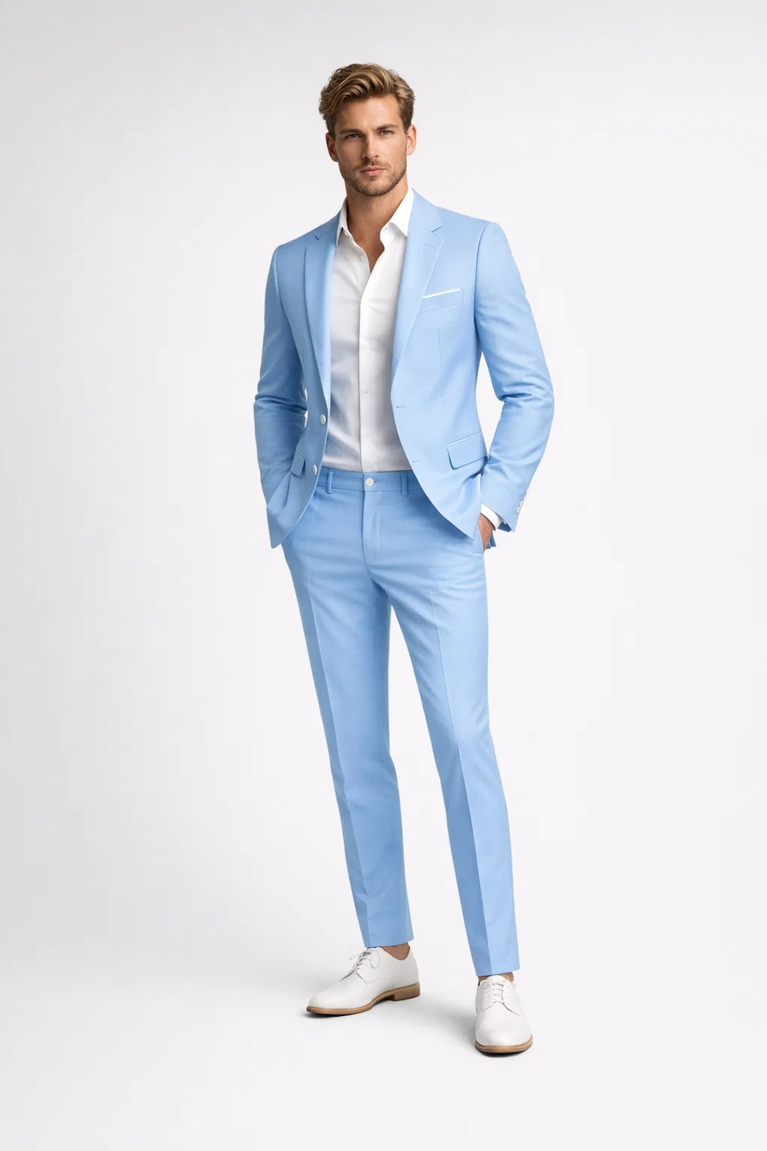 Kostuum Heren - Slim Fit Colbert met Pantalon | Elegant