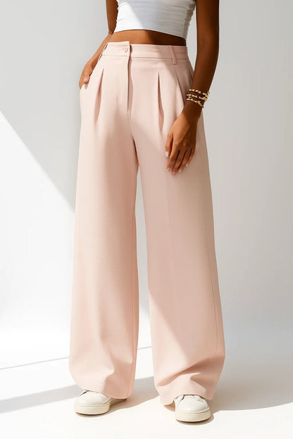 Wide Leg Broek | Hoge Taille | Comfortabel & Stijlvol