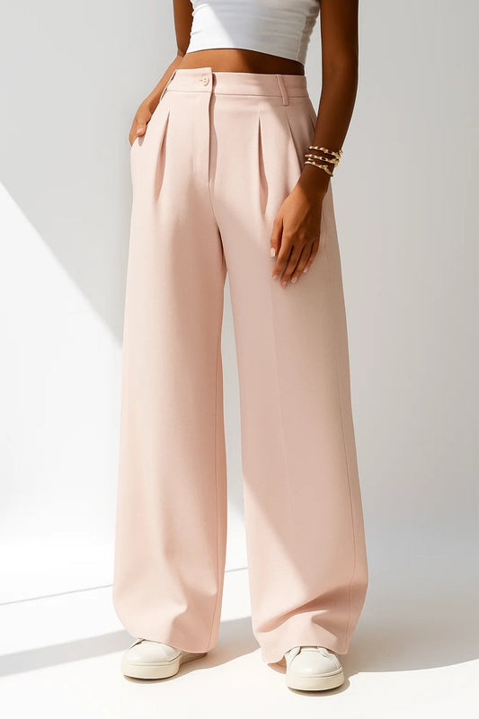 Wide Leg Broek | Hoge Taille | Comfortabel & Stijlvol