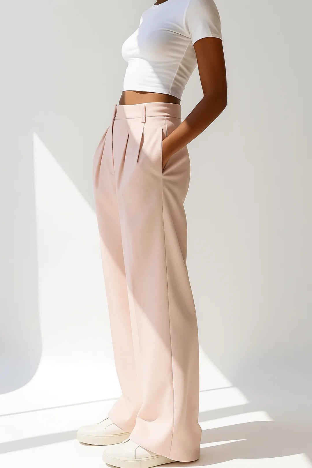 Wide Leg Broek | Hoge Taille | Comfortabel & Stijlvol