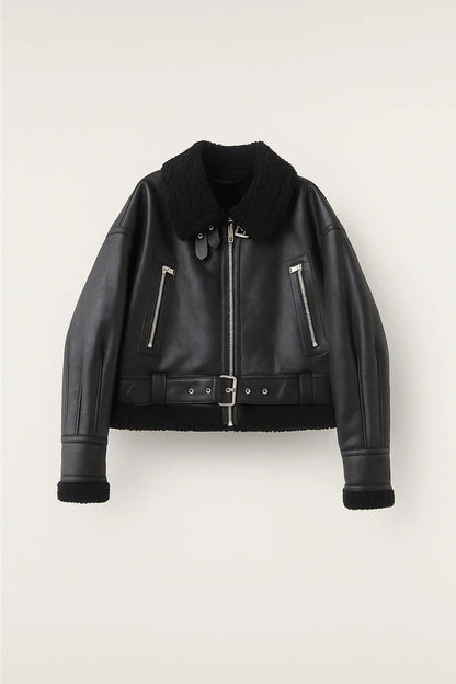 Pilotenjas Dames | Kort en Warm Design | Stoer met Bontkraag