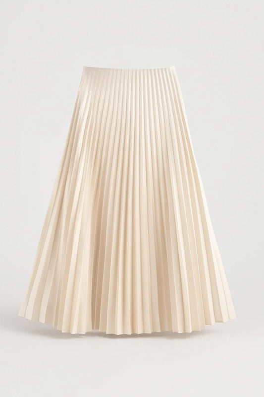Plissé Rok Dames | Middellang A-Lijn Model | Tijdloze Elegantielook