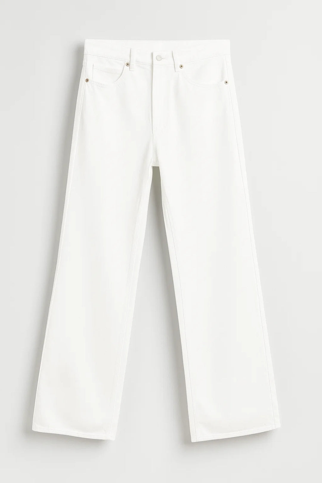Rechte Damesbroek | Hoge Taille met Vijf Zakdetails | Minimalistische Pasvorm