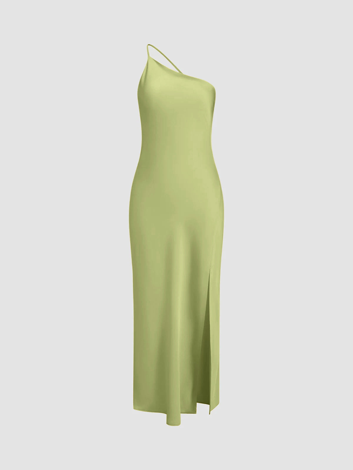 Roos - Elegante Bruiloft Gastenjurk Dames Maxi met One-Shoulder en Split