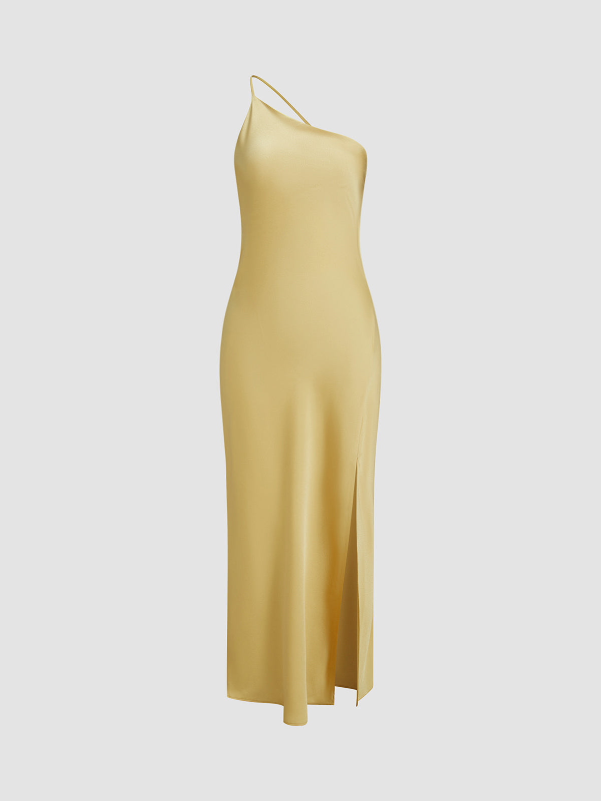 Roos - Elegante Bruiloft Gastenjurk Dames Maxi met One-Shoulder en Split