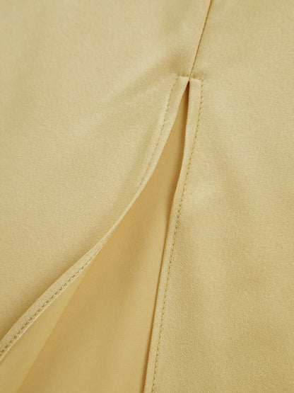 Roos - Elegante Bruiloft Gastenjurk Dames Maxi met One-Shoulder en Split