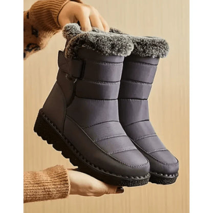 Roos - Snowboots dames waterdicht en warm gevoerd met profielzool