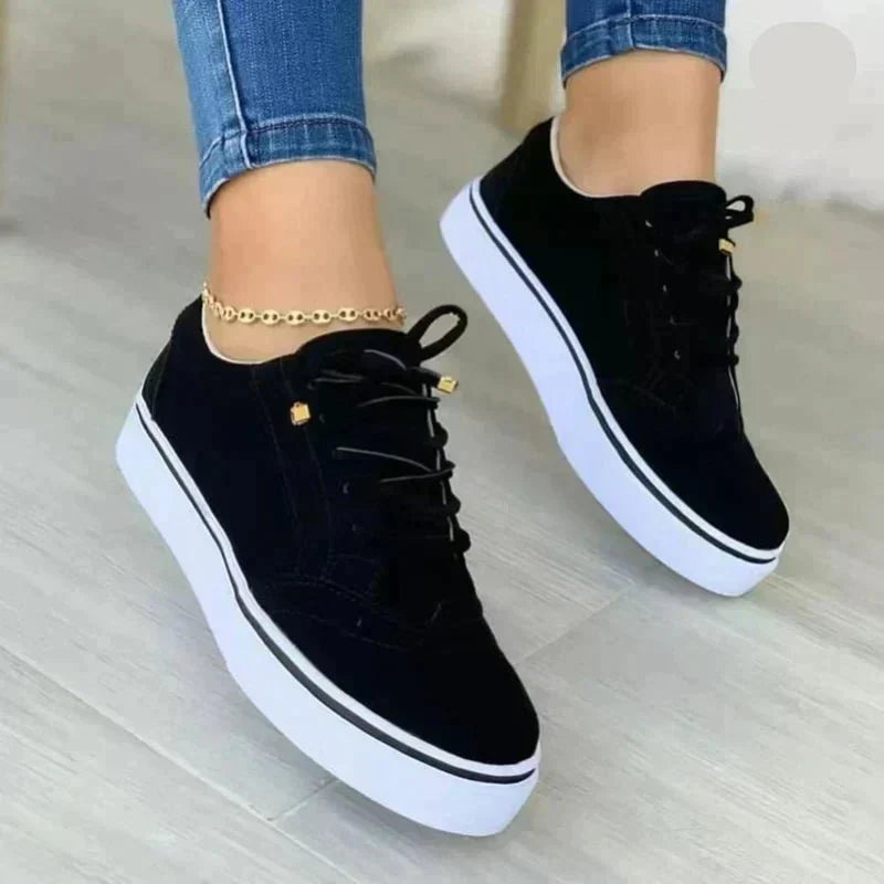 Roos - Orthopedische Dames Sneakers voor de Herfst met Platformzool