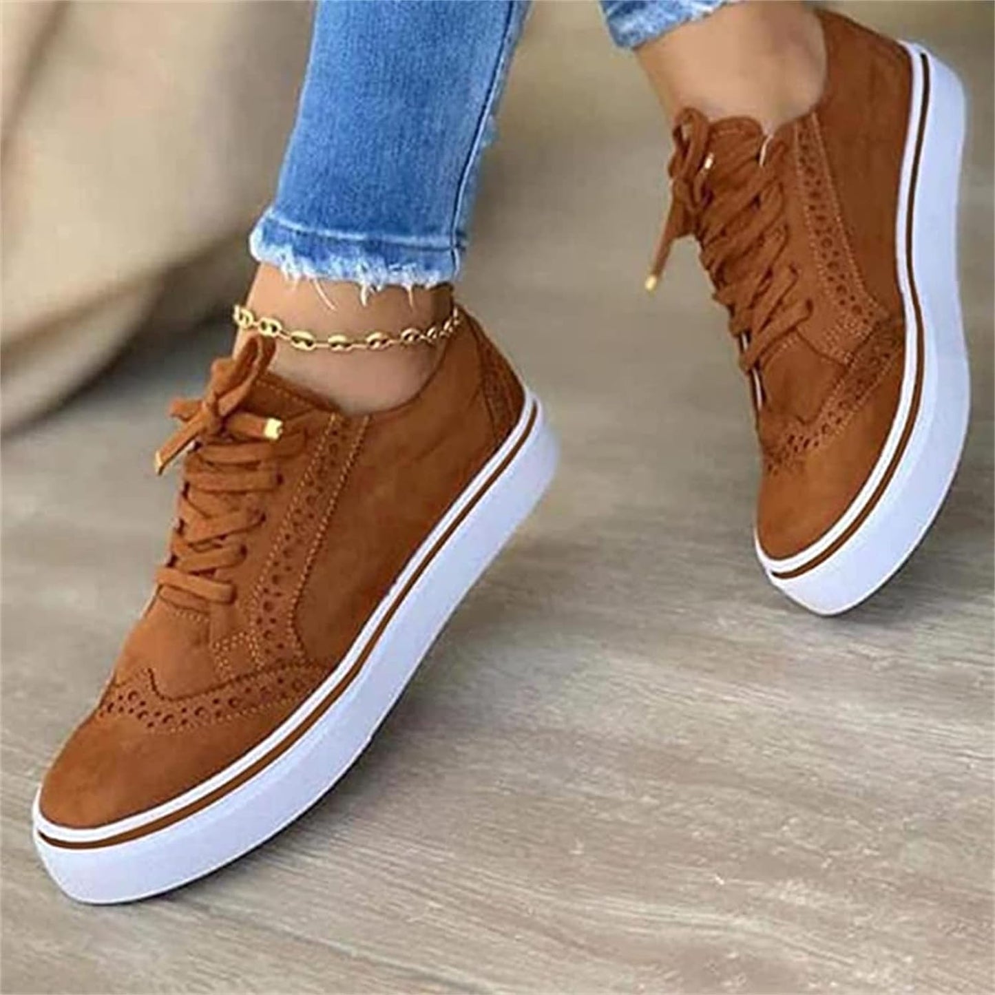 Roos - Orthopedische Dames Sneakers voor de Herfst met Platformzool