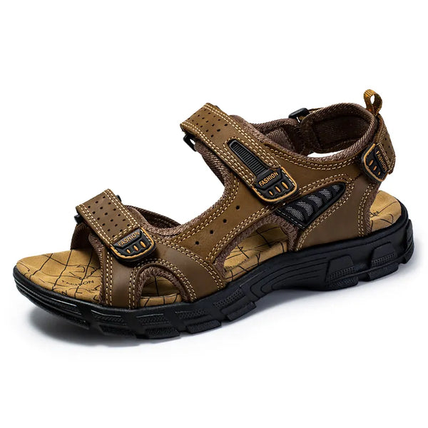 Saar - Stoere Orthopedische Sandalen Dames met Klittenband en Profielzool